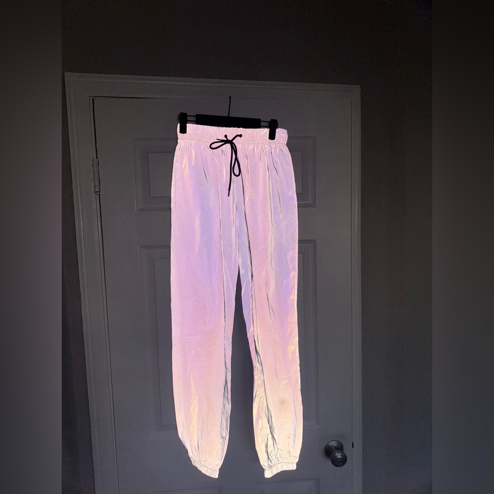 Iridescent Reflective Joggers